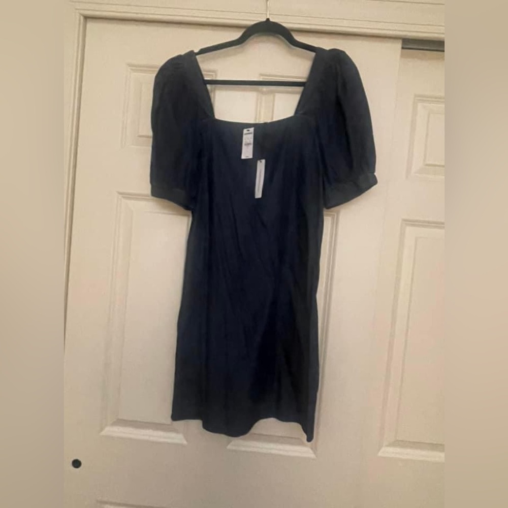 Express size small denim dress nwt